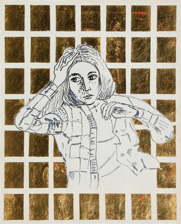 BIANCO REMO La joie de vivre 1973 tecnica mista su tela cm. 60 X 50 Titolo,...