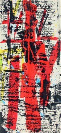 CELIBERTI GIORGIO Libro delle tre cantiche 1998 affresco su tavola cm. 137 X...