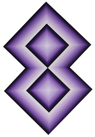 FEDI FERNANDA Modulare luminoso 1975 acrilico su modulo in legno cm. 85 X...