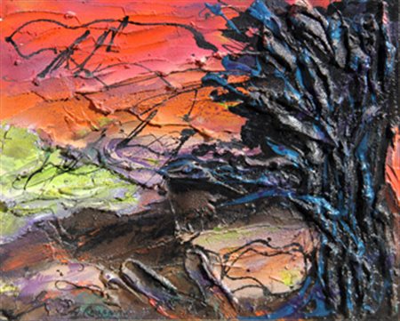 RACCAGNI ANDREA Natura ultima 2003 olio su tavola cm. 32 X 40 Firma, data,...