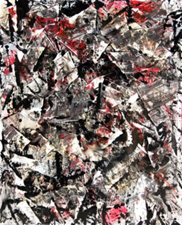 OSCAR Senza titolo tecnica mista su tela cm. 100 X 80