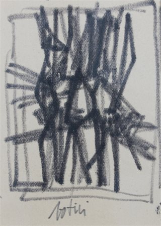 NATIVI GUALTIERO (Pistoia 1921 - Siena 1999) "Senza titolo" anni '50 China su...