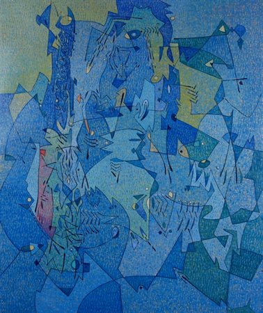 BALSAMO VINCENZO (Brindisi 1935) "Easterly" 2009 Olio su tela cm. H: 60.00 L:...