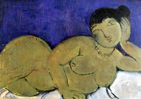 CANTATORE DOMENICO (Ruvo di Puglia 1906 - Parigi 1998) "Odalisca" 1938 ca....