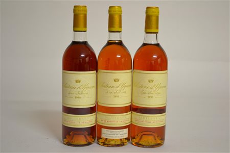 Ch&acirc;teau d'YquemSauternes, 1er Grand Cru Class&eacute;1993 - 1 bt1991 -...