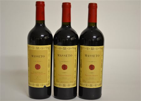 MassetoToscana, IGT1999 - 2 bt1998 - 1 bt3 btE1998 - etichetta lievemente...