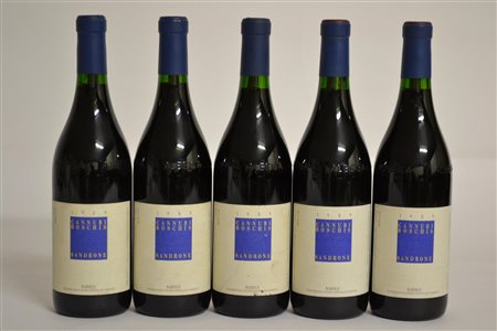 Barolo Cannubi Boschis Sandrone 1989Barolo, DOCG5 btEEtichette lievemente...