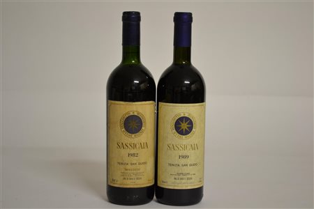 Sassicaia Tenuta San GuidoBolgheri Sassicaia, DOC1989 - 1 bt1982 - 1 bt2...