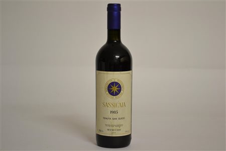 Sassicaia Tenuta San Guido 1985Bolgheri Sassicaia, DOC1 btE&nbsp;