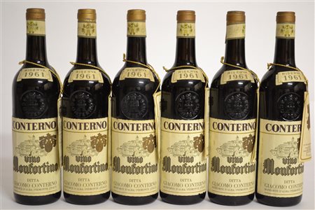 Barolo Monfortino Riserva Giacomo Conterno 1961Piemonte6 btE&nbsp;&nbsp;