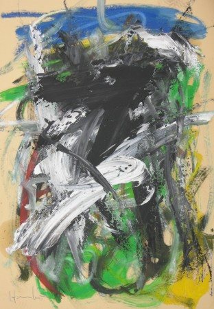 SILVIO FORMICHETTI Senza titolo, 2010 Olio su carta cm 50x35