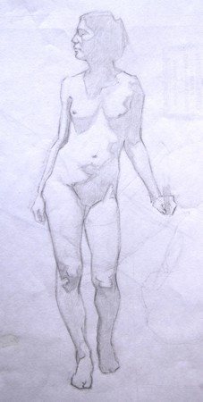 VITO STRAMAGLIA Elettra, 2009 Grafite su carta cm 29,7x21