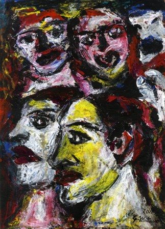 GIOVANNI MATANO Ricordi, 2011 Acrilico su cartoncino cm 36x26