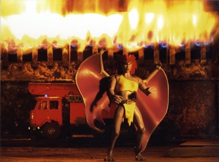 STEFANO TEDIOLI Il fuoco, 2005 Stampa digitale montata su alluminio (copia...