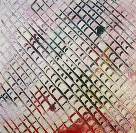 ROLANDO ZUCCHINI Intreccio 1/10, 2010 Olio, plaster, pigmenti su tavola cm 20x20