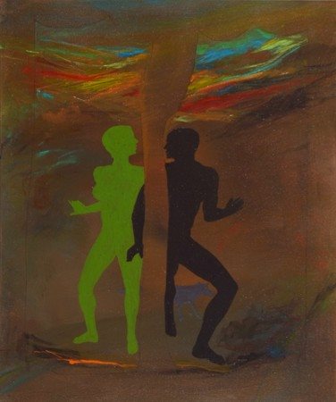 AUGUSTO PICCIONI La rugiada era scesa..., 2009 Acrilico su tela cm 60x50