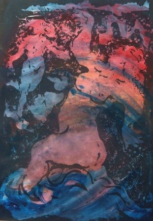 PAOLO BARATELLA Baccanti, 2004 Tecnica mista su cartone cm 98x70