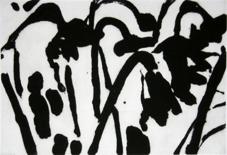 GIOVANNI FRANGI Sunflowers VIII, 2000 Incisione al carborundum cm 50,5x72 su...