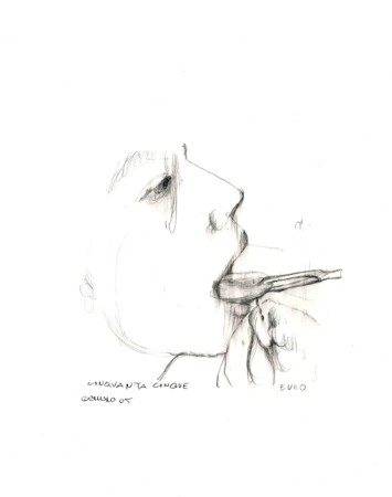 DANIELE GALLIANO Dalla serie Euro, 2005 Grafite su carta cm 29,7x21