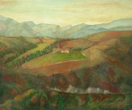 GENNARO PERONE Paesaggio, 2011 Idrolio su tela cm 50x60