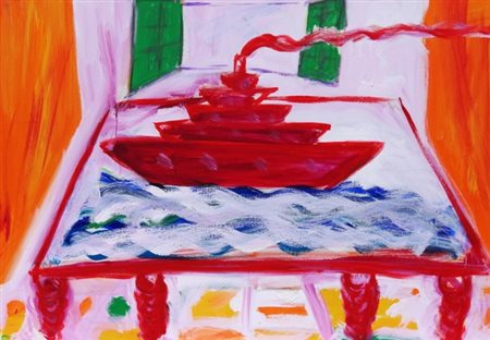 GINO GENTILE Vienimi a cercare, 2011 Tecnica mista su tela cm 70x100