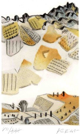 TULLIO PERICOLI Senza titolo, 2001 Acquaforte e acquatinta cm 24,5x15 su...