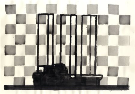 MARCO NERI Petrolio, 2010 Tempera su carta cm 31x42