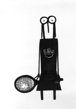 FAUSTO GILBERTI Senza titolo, 2003 China su carta cm 29,7x21