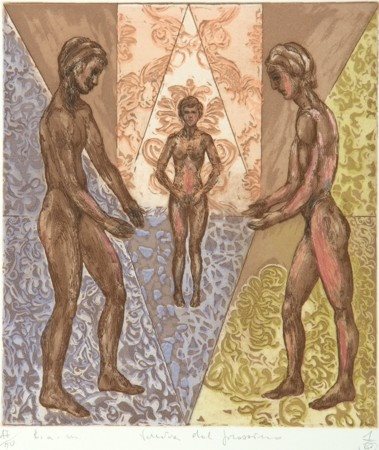 BRUNO CECCOBELLI Veniva dal prossimo, 2010 Acquaforte acquatinta ritoccata a...