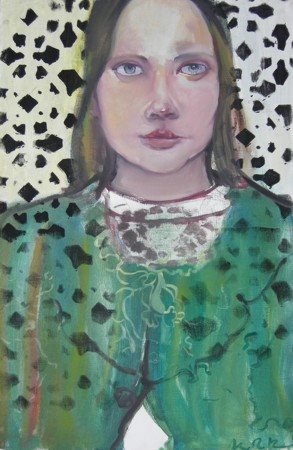 ALESSANDRA DI FRANCESCO Senza titolo, 2011 Olio su carta cm 50x32,5