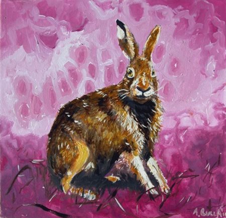 AGATA BULLA Albrecht, 2010 Olio su tela cm 30x30