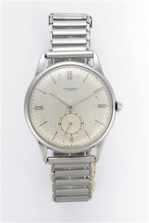 MOVADO Orologio da polso da uomo in acciaio Anni 1940 ca. Quadrante,...