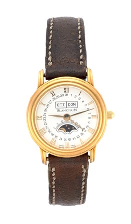 BLANCPAIN Orologio da polso da donna in oro 18k Anni 1980 ca. Quadrante,...