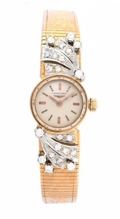 LONGINES Orologio da polso da donna in oro 18k con bracciale non originale...