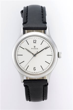 ROLEX Orologio da polso da uomo in acciaio Anni 1940 ca. Quadrante, movimento...