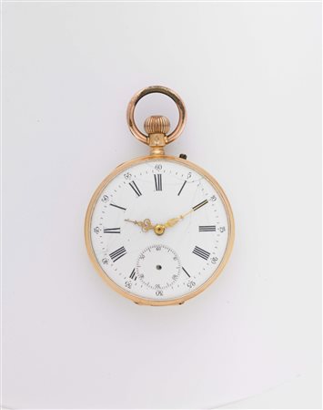 Orologio da tasca da uomo in oro 18K, Svizzera Epoca fine '800, primi '900...