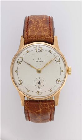 OMEGA Orologio da polso da uomo in oro 18K Anni 1940 ca. Quadrante e...