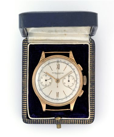 BAUME&MERCIER Orologio cronografo da polso da uomo 18k Primi anni 1950 ca....