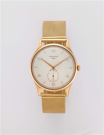 LONGINES Orologio da polso da uomo in oro 18K con bracciale, non pertinente...