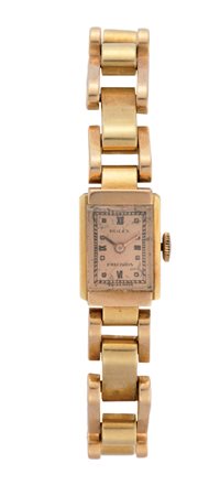 ROLEX Orologio da polso da donna in oro 18k con bracciale Anni 1950 ca....