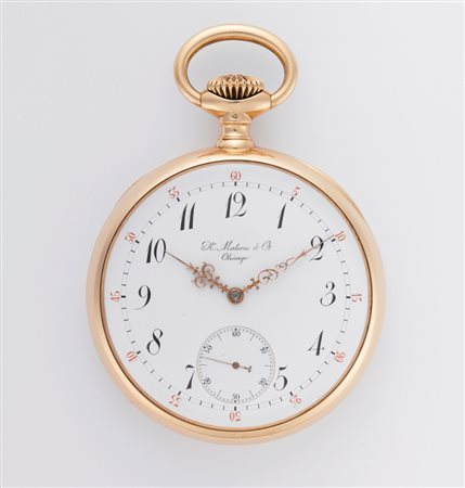 PATEK PHILIPPE MATSON CHICAGO Orologio da tasca da uomo in oro 18K Anni 1910...