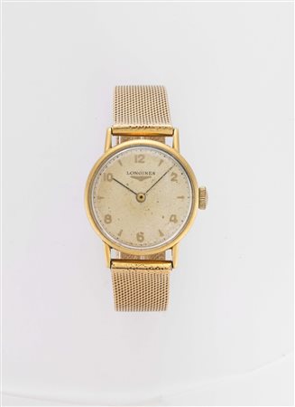LONGINES Orologio da polso da donna con bracciale non pertinente in oro 18K...