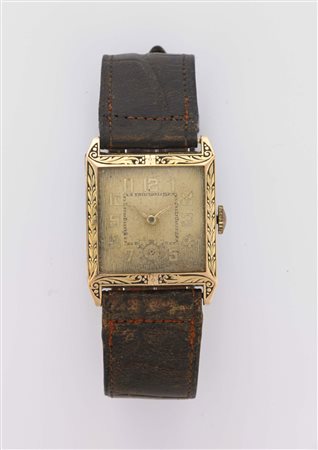 HEILA Orologio da polso da uomo in oro 14K Anni 1940 ca. Movimento firmato,...