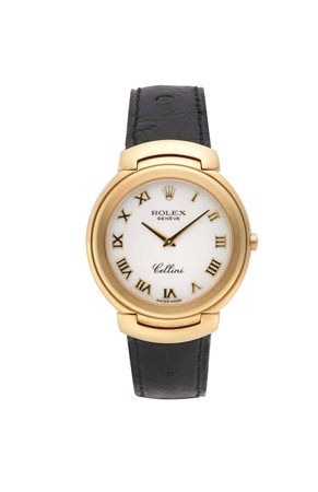 ROLEX CELLINI Orologio da polso da uomo in oro 18K Anni 1990 ca. Quadrante,...