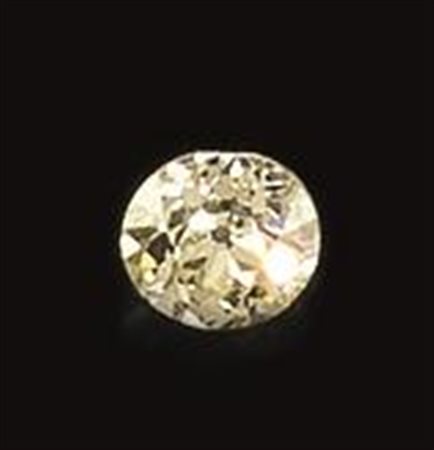 DIAMANTE TAGLIO BRILLANTEdi taglio vecchio, 1 ct circa, colore O-P, purezza...