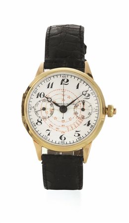 OROLOGIO DA POLSO CON CRONOGRAFO MONOPULSANTE COASSIALE UNIVERSAL WATCH...