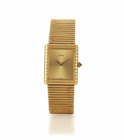 OROLOGIO DA POLSO PIAGET REF. 91490G1, CASSA N. 362'984, ANNI '80, IN ORO...