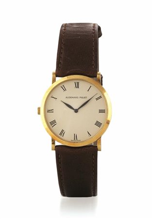 OROLOGIO DA POLSO PER MANCINI AUDEMARS PIGUET, IN ORO GIALLO 18 KTCassa con...