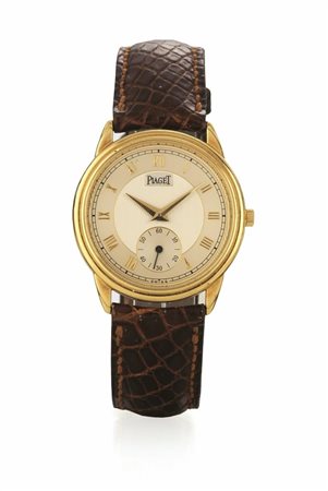 OROLOGIO DA POLSO PIAGET REF. 15970, N. 598'414, IN ORO GIALLO 18 KT, CON...