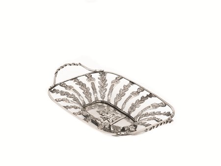 DUE CESTINE, AUSTRIA-UNGHERIA, SECOLO XIX in argento traforato...